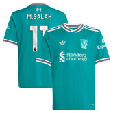 Adidas Mohamed Salah Liverpool Youth 2025/26 Third Replica Player Jerseys - Green