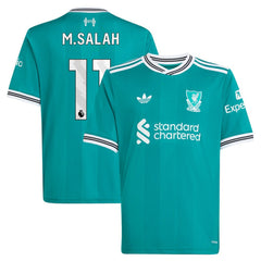 Adidas Mohamed Salah Liverpool Youth 2025/26 Third Replica Player Jerseys - Green