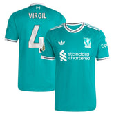 Adidas Virgil van Dijk Liverpool 2025/26 Third Player Jerseys - Green