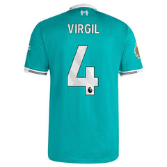 Adidas Virgil van Dijk Liverpool 2025/26 Third Player Jerseys - Green