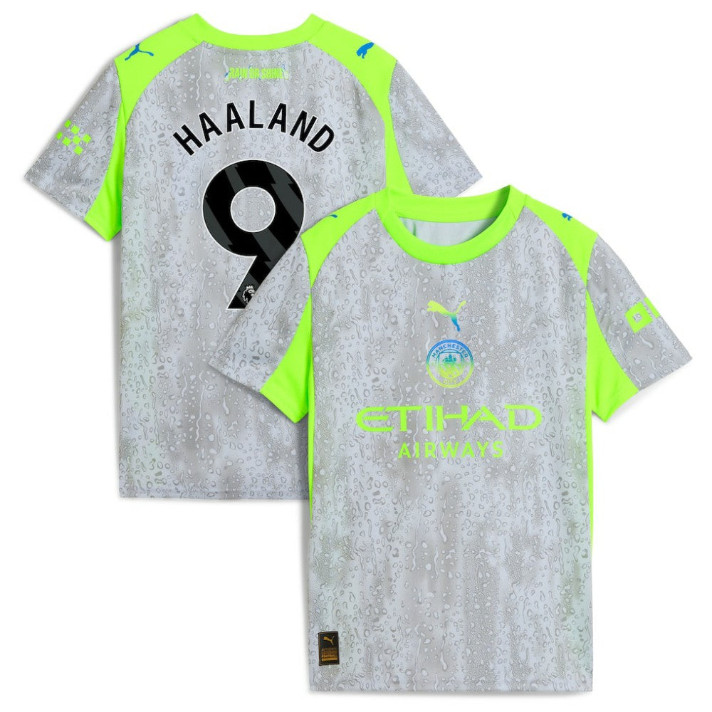 Puma Manchester City Youth 2025/26 Third Replica Jerseys - Green/Neon Green
