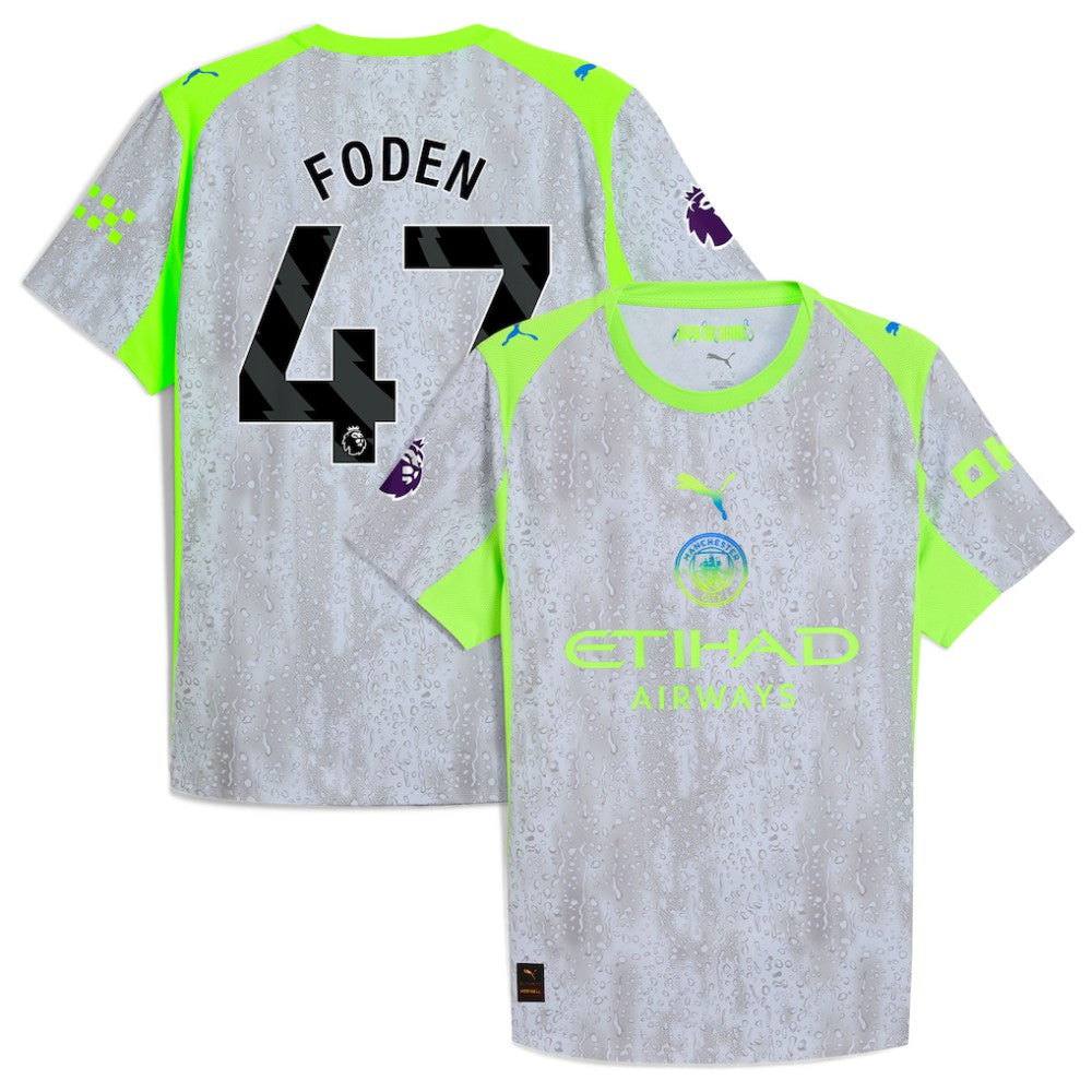 Puma Manchester City 2025/26 Third Jerseys - Green/Neon Green