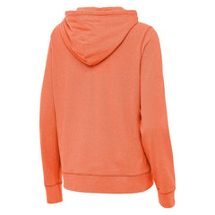 Cincinnati Bengals Antigua Women's Streak Justice Pullover Hoodie Heather Orange - NFL