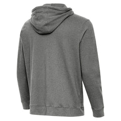 Cincinnati Bengals Antigua Streak Cloud Pullover Hoodie Heather Black - NFL