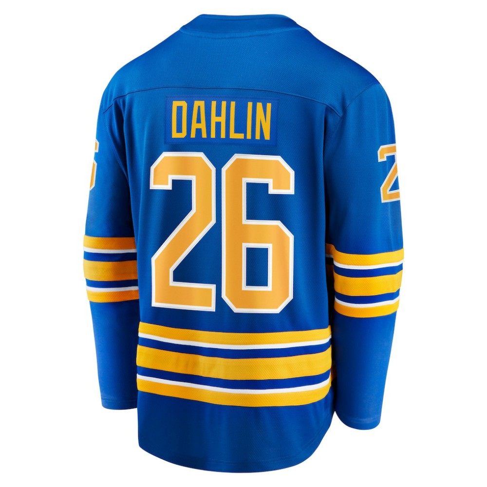 Rasmus Dahlin Buffalo Sabres Fanatics Home Captain Patch Breakaway Jersey - Royal | NHL Jerseys