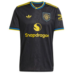 Adidas Kobbie Mainoo Manchester United 2025/26 Third Replica Player Jerseys - Black
