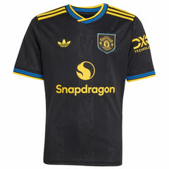 Adidas Bruno Fernandes Manchester United Youth 2025/26 Third Replica Player Jerseys - Black