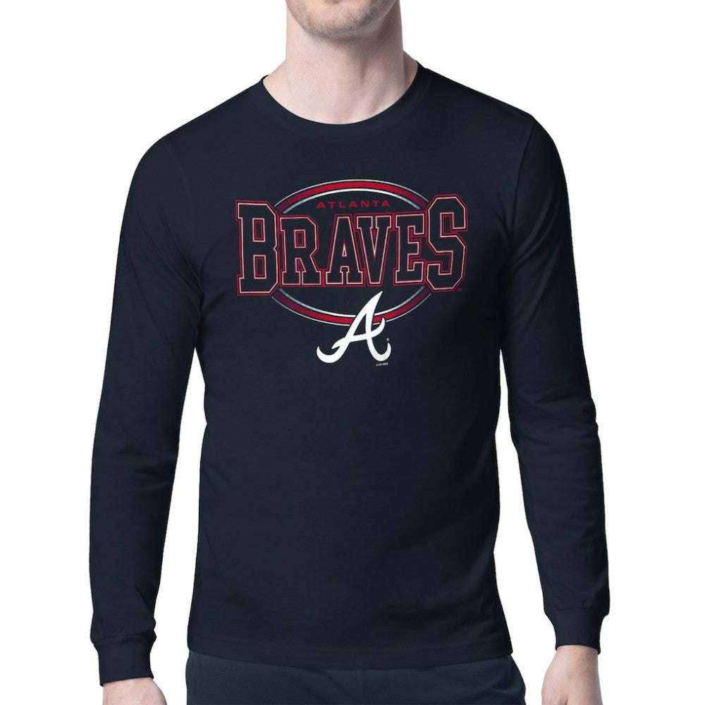 Atlanta Braves Starter Team Track Graphic Long Sleeve T-Shirt Lifestyle