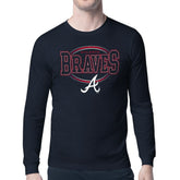 Atlanta Braves Starter Team Track Graphic Long Sleeve T-Shirt Lifestyle