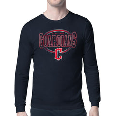 Cleveland Guardians Starter Team Track Graphic Long Sleeve T-Shirt Sale