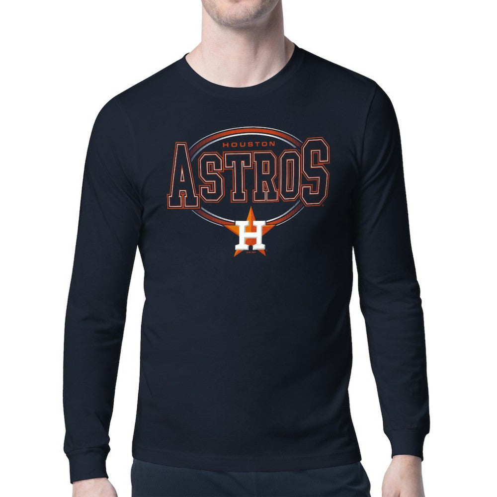 Houston Astros Starter Team Track Graphic Long Sleeve T-Shirt Online