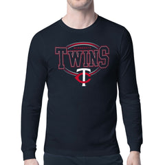 Minnesota Twins Starter Team Track Graphic Long Sleeve T-Shirt Clearance