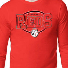 Cincinnati Reds Starter Team Track Graphic Long Sleeve T-Shirt Sale