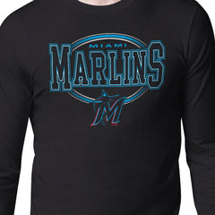 Miami Marlins Starter Team Track Graphic Long Sleeve T-Shirt Near Me