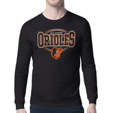 Baltimore Orioles Starter Team Track Graphic Long Sleeve T-Shirt Clearance