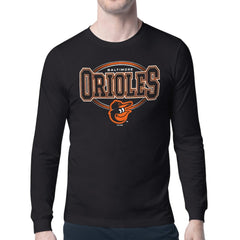 Baltimore Orioles Starter Team Track Graphic Long Sleeve T-Shirt Clearance