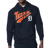 Detroit Tigers Starter Modern Tailsweep Fleece Tri-Blend Pullover Hoodie Lifestyle