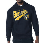 Milwaukee Brewers Starter Modern Tailsweep Fleece Tri-Blend Pullover Hoodie discount