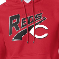 Cincinnati Reds Starter Modern Tailsweep Fleece Tri-Blend Pullover Hoodie On Sale