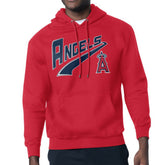 Los Angeles Angels Starter Modern Tailsweep Fleece Tri-Blend Pullover Hoodie for sale