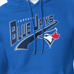Toronto Blue Jays Starter Modern Tailsweep Fleece Tri-Blend Pullover Hoodie Lifestyle