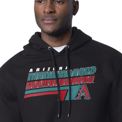 Arizona Diamondbacks Starter Logo Push Graphic Hoodie Clearance