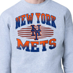 New York Mets Starter Team Grit Graphic Fleece Pullover Sweatshirt Clearance