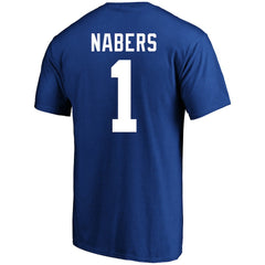 Malik Nabers New York Giants Big & Tall Player Name & Number T-Shirt Royal - Fanatics