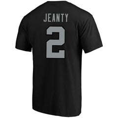Ashton Jeanty Las Vegas Raiders Big & Tall Player Name & Number T-Shirt Black - Fanatics