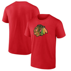 Chicago Blackhawks Primary Logo T-Shirt Red