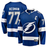 Victor Hedman Tampa Bay Lightning - Fanatics Home Captain Patch Breakaway Jersey Blue