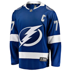 Victor Hedman Tampa Bay Lightning - Fanatics Home Captain Patch Breakaway Jersey Blue