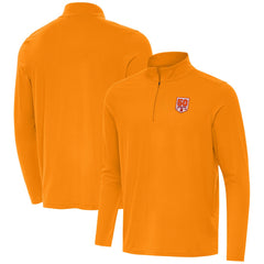 Tampa Bay Buccaneers Antigua 50th Season Intent Quarter-Zip Sweatshirt Orange - NFL