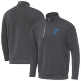 St. Louis Blues - Antigua Generation Quarter-Zip Pullover Top Pewter