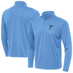 St. Louis Blues - Antigua Tribute Lightweight Quarter-Zip Pullover Blue