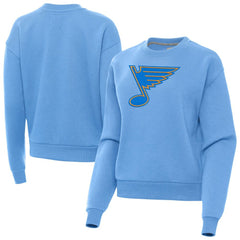 St. Louis Blues - Antigua Women's Victory Pullover Sweatshirt Blue