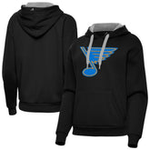 St. Louis Blues - Antigua Women's Victory Pullover Hoodie Black