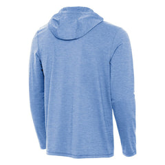 St. Louis Blues - Antigua Tidy Quarter-Zip Hoodie Heather Blue