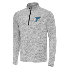 St. Louis Blues - Antigua Cause Quarter-Zip Jacket Black