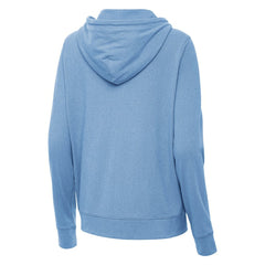 St. Louis Blues - Antigua Women's Seeker Full-Zip Hoodie Heather Blue