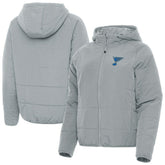 St. Louis Blues - Antigua Women's Raglan Universe Full-Zip Hooded Jacket Gray