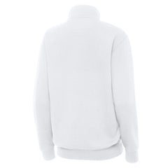 St. Louis Blues - Antigua Women's Victory Quarter-Zip Pullover Top White