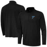 St. Louis Blues - Antigua Reprocess Quarter-Zip Pullover Black
