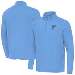 St. Louis Blues - Antigua Intent Quarter-Zip Top Blue