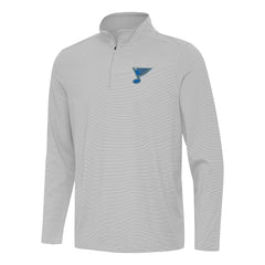 St. Louis Blues - Antigua Twine Quarter-Zip Pullover Gray