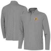 Boston Bruins Antigua Twine Quarter-Zip Pullover Black