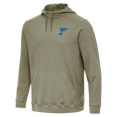 St. Louis Blues - Antigua Cloud Pullover Hoodie Olive