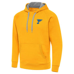 St. Louis Blues - Antigua Victory Pullover Hoodie Gold