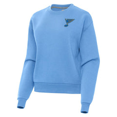 St. Louis Blues - Antigua Women's Victory Pullover Sweatshirt Blue
