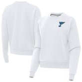 St. Louis Blues - Antigua Women's Victory Pullover Sweatshirt White